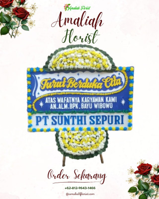 Papan Bunga Duka di Brang Ene